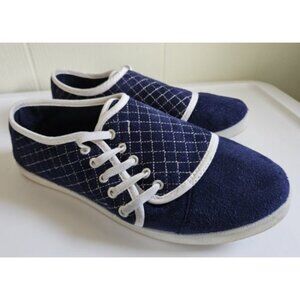 Avon CUSHION WALK Blue Suede Loafer Ladies Size 8